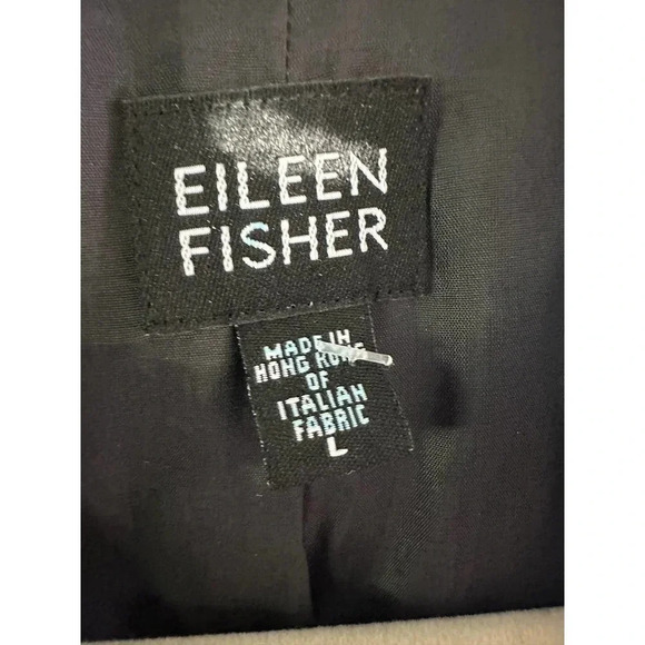 Eileen Fisher Women Long Sleeve Open Front Lightweight Jacket Blazer Size Large‎ - Picture 3 of 4